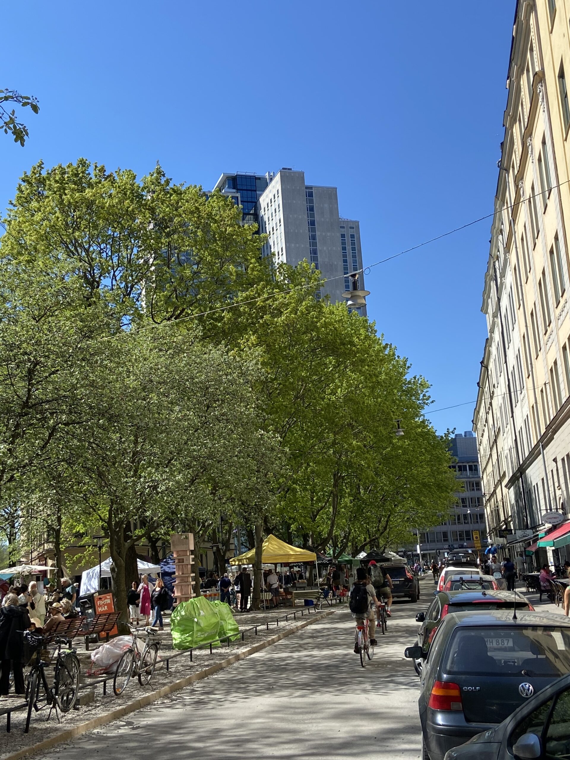 Bondens egna vårmarknader på Katarina Bangata